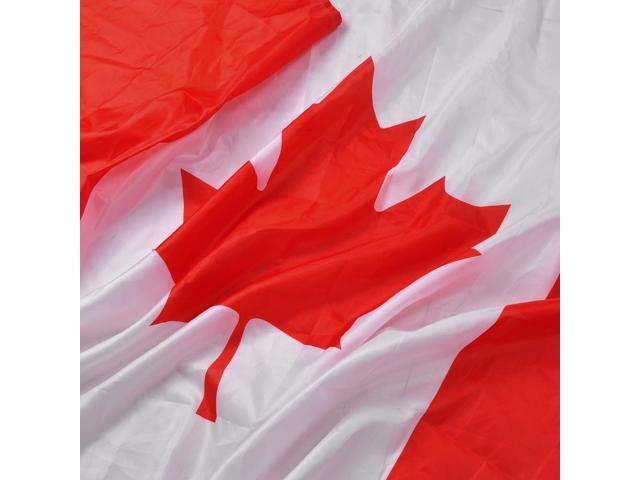 4pcs 3'x5' Ft Canada Flag Canadian Maple Leaf Banner Outdoor Indoor For Flagpole