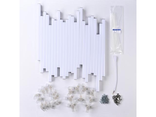 Yescom 10 Blocks Magnetic Quantum LED Light Panel Wall-mount Touch Sensitive Bedroom Gifts