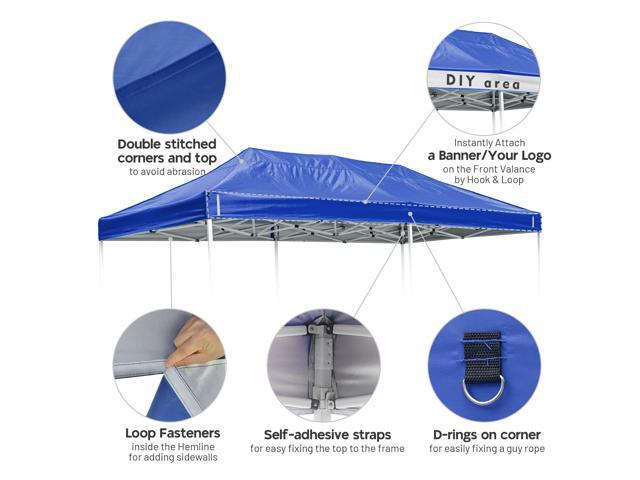 InstaHibit 9.6*19.1Ft Replacement Canopy Top Cover UV Protection Outdoor Patio Yard 10x20Ft