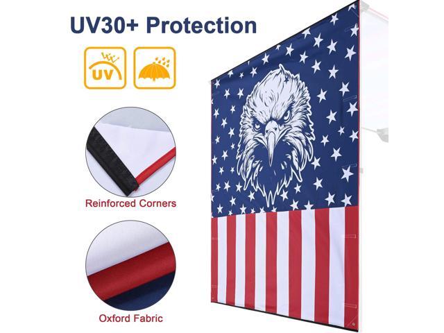 Yescom Awning Wall 6.4FT x 6.7FT for Caravan Car Side Shade Vehicle Tent Camping Windbreak Eagle