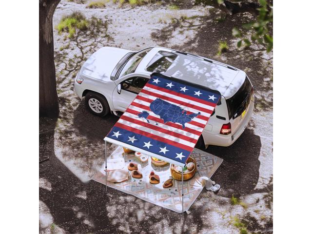 Yescom Car Side Awning Replacement 4.5x6 Ft Rooftop Tent SUV Outdoor Camping