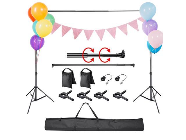 9.5x10 Ft Photo Backdrop Stand Kit Tripod Crossbar for Muslin Background Studio