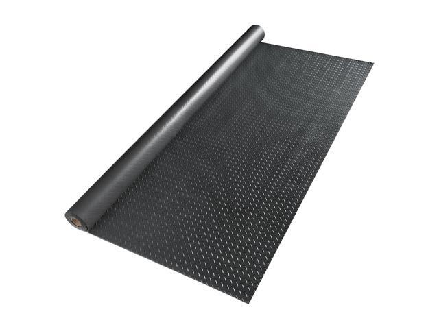 Garage Floor Mat Diamond Protect Cover Trailer PVC 2.5mm Thick 4.6x20 Ft