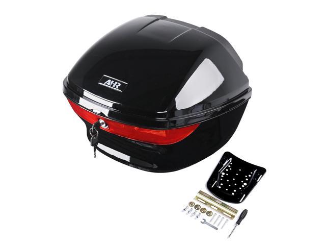 AHR 33L Universal Motorcycle Tour Tail Box Scooter Trunk Storage w/ Lock Case