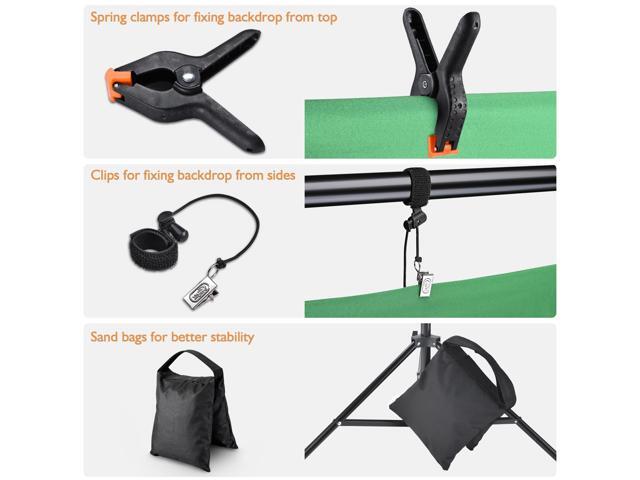 8.5x10Ft Photography Background Backdrop Stand Kit Adjustable Crossbar 6 Packs