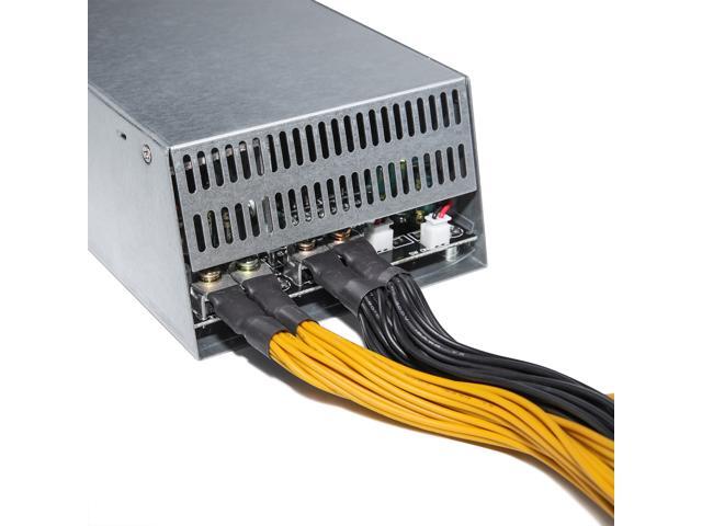 1800w Gold Mining Power Supply Bitcoin Ethereum Miner 110V (100~240v) AC to DC Full 150A PSU GPU BTC ETH Graphics Video Card 2U
