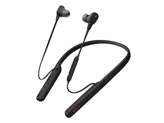 Sony WI-1000XM2 Industry Leading Noise Canceling Wireless Behind-Neck in Ear Headset/Headphones with mic for phone call with Alexa Voice Control.