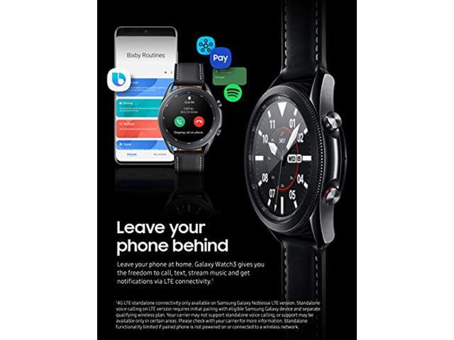 SAMSUNG Galaxy Watch 3 (45mm, GPS, Bluetooth, Unlocked LTE) Smart Watch with Advanced Health Monitoring, Fitness Tracking, and Long Lasting Battery...