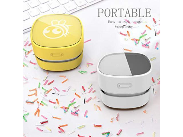 ODISTAR Desktop Vacuum Cleaner, Mini Table dust Sweeper Energy Saving,High Endurance up to 90 mins,Cordless & 360 Rotatable Design for...