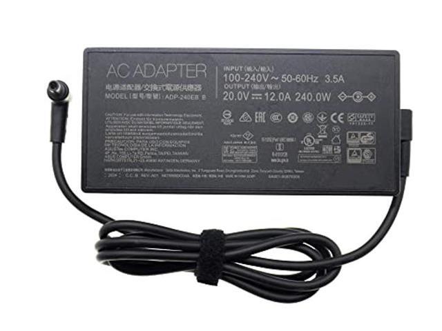 240W 12A Charger for ASUS ROG: ADP-240EB B ROG 15 Zephyrus S15 S17 G15 G513 GX550LXS RTX2080 G733QM G733QR G733QS G733QSA RTX2080 Laptop Power...