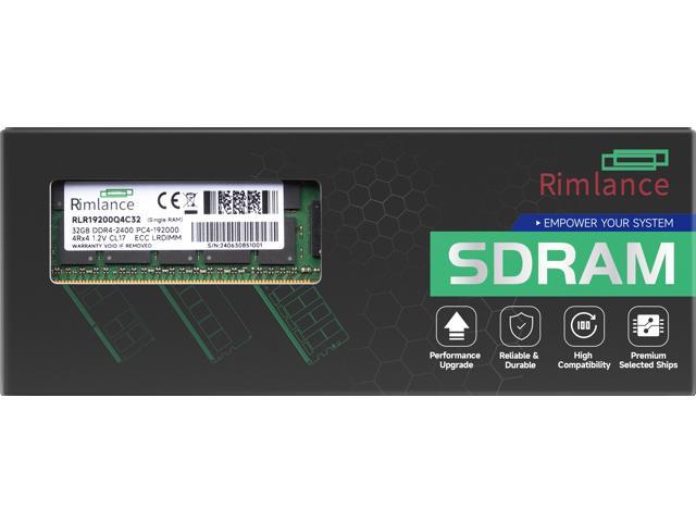 Rimlance 32GB (1X32GB) 1.2V DDR4 2400MHZ PC4-19200 LRDIMM 4RX4
