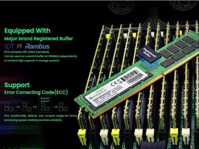 Rimlance 128GB (2X64GB) 1.2V DDR4 2400MHZ PC4-19200 LRDIMM 4RX4