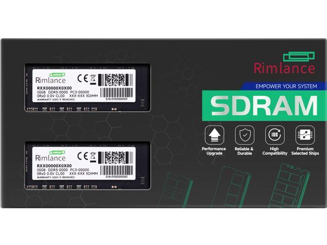 Rimlance 8GB (2X4GB) 1.5V DDR3 1333MHZ PC3-10600 UDIMM 1RX8 Desktop Memory Kit