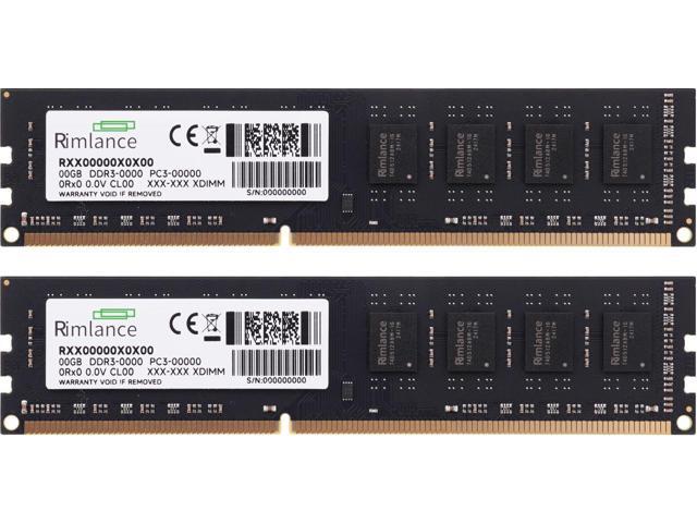 Rimlance 8GB (2X4GB) 1.35V DDR3 1866MHZ PC3-14900 UDIMM 1RX8 Desktop Memory Kit