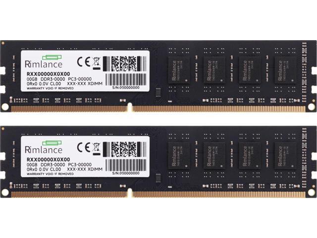 Rimlance 8GB (2X4GB) 1.35V DDR3 1866MHZ PC3-14900 UDIMM 2RX8 Desktop Memory Kit