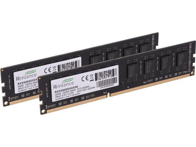 Rimlance 8GB (2X4GB) 1.35V DDR3 1866MHZ PC3-14900 UDIMM 2RX8 Desktop Memory Kit