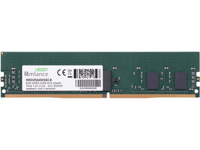 RIMLANCE RAM 32GB(4X8GB) DDR4 3200MHz PC4-25600 1Rx8 1.2V 288-PIN ECC Registered RDIMM Server Memory KIT Compatible with Dell PowerEdge XR11 Rack...