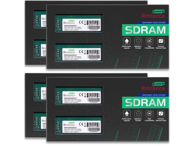 RIMLANCE RAM 64GB(8X8GB) DDR4 3200MHz PC4-25600 1Rx8 1.2V 288-PIN ECC Registered RDIMM Server Memory KIT Compatible with Dell PowerEdge XR11 Rack...
