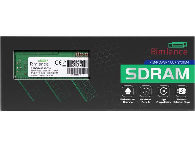 RIMLANCE 16GB(1x16GB) DDR5 4800MHz PC5-38400 1Rx8 1.1V 288-PIN ECC Registered RDIMM Server Memory