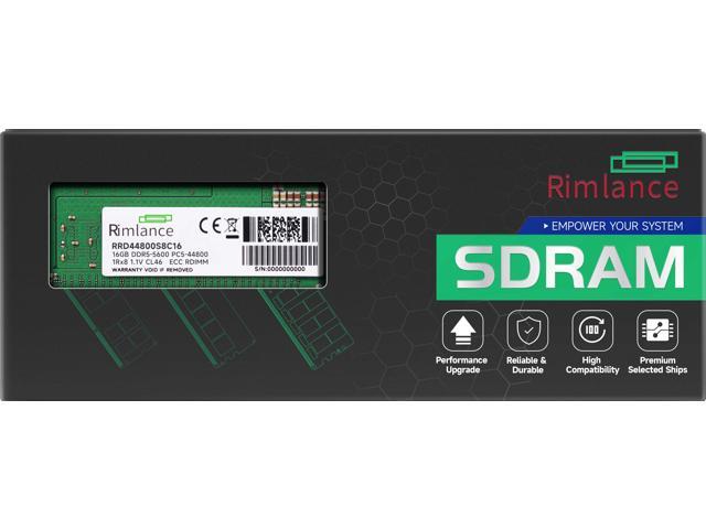RIMLANCE 16GB(1x16GB) DDR5 5600MHz PC5-44800 1Rx8 1.1V 288-PIN ECC Registered RDIMM Server Memory