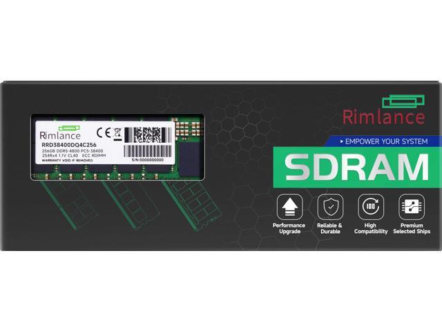RIMLANCE 256GB(1x256GB) DDR5 4800MHz PC5-38400 2S4Rx4 1.1V 288-PIN ECC Registered RDIMM Server Memory
