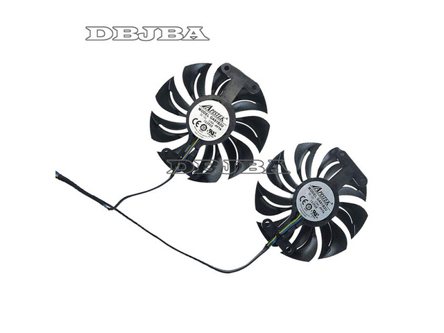GA81B2U DC12V 0.38A RX 460 Fan For DATALAND RX460 Graphics card cooling fan