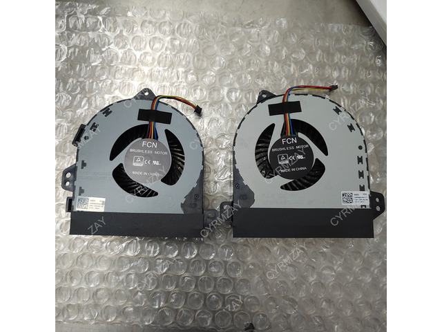 DBTLAP Laptop CPU + GPU Cooling Fan For ASUS ROG G701 G701VIK GX701VI DFS682212MC0T FJJ3 DFS593512MN0T FJJ5 DC 12V 0.7A 4PIN