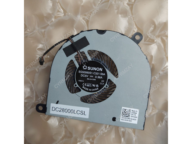 DBTLAP For SUNON EG50060S1-C321-S9A DC5V 0.36A 09YGNW Laptop CPU Cooling Fan Coo