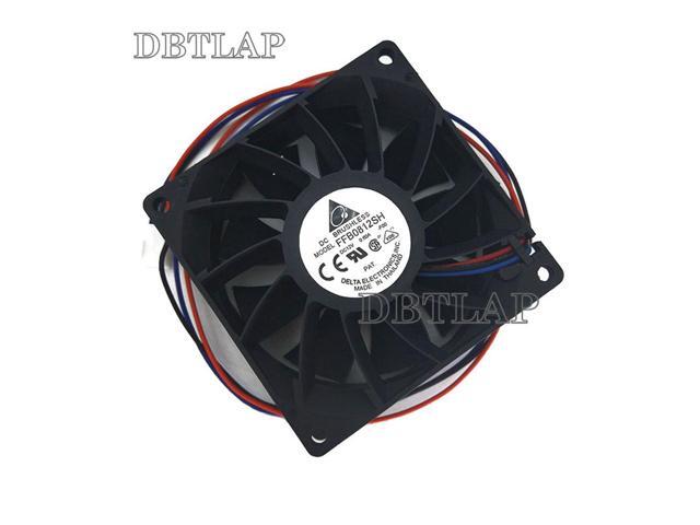 Laptop CPU Fan for Arrive ffb0812sh 12v 0.6a Dual Ball Bearing Fan 8025 8CM 8080 25MM Ventilation Cooling Fan 3PIN CPU Cooler Fan heatsink