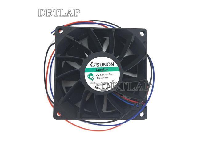 Laptop CPU Fan for Arrive ffb0812sh 12v 0.6a Dual Ball Bearing Fan 8025 8CM 8080 25MM Ventilation Cooling Fan 3PIN CPU Cooler Fan heatsink