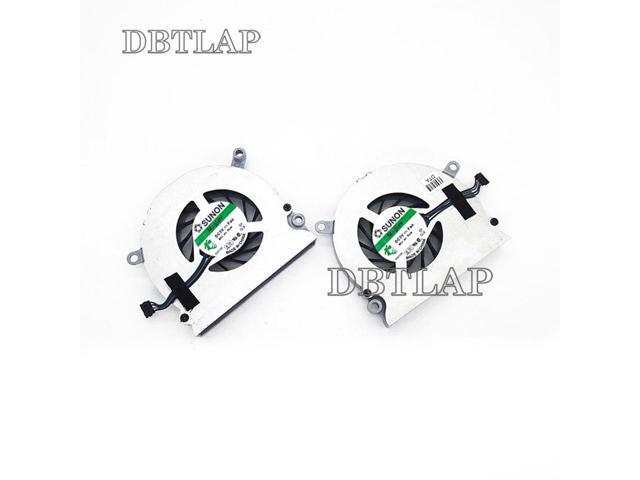 2 pcs/Lot Compatible for MacBook Pro 15.4' C2D A1226 A1211 A1260 Left & Rigt CPU Fans CPU Cooling Fan KDB04505HA 7H83 7A48