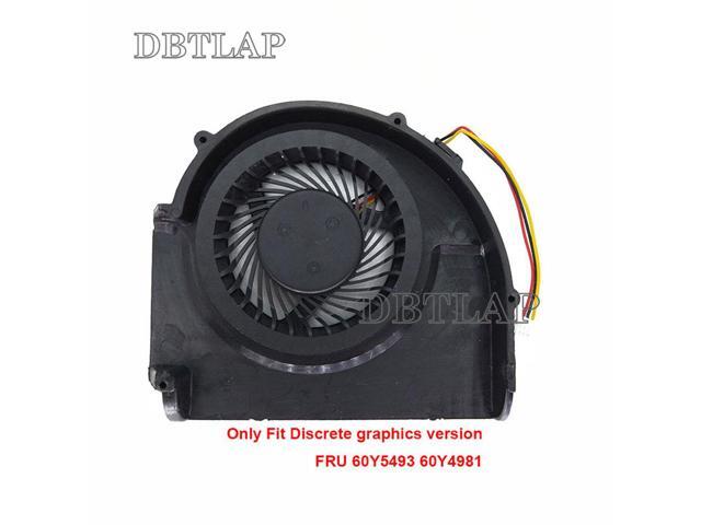 CPU Fan for Lenovo Thinkpad W510 FRU 60Y5493 60Y4981 GC055010VH-A 13.V1.B4160.F. GN Laptop Fan Discrete Graphics