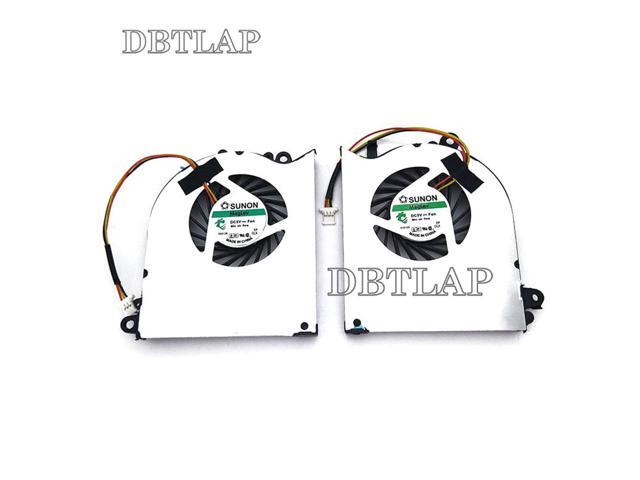 Laptop Fan for MSI GS60 2PC 2PL GS60 2QC GS60 2QD 2QE GS60 6QE 6QC CPU+GPU Cooling Fan PAAD06015SL N293 N294 Fan 5V 0.55A
