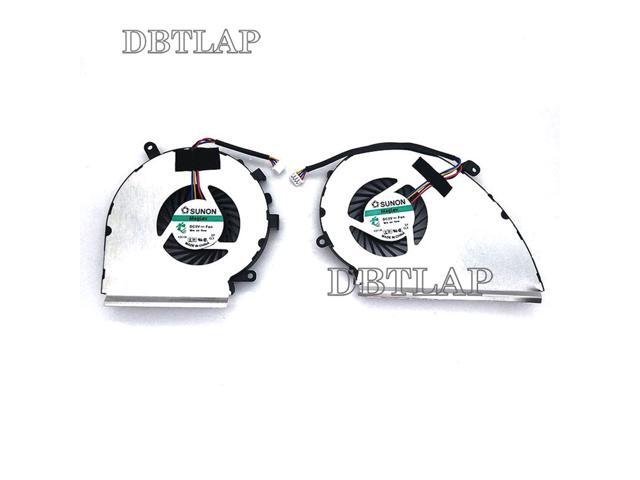 CPU GPU Fan for MSI GP72VR Laptop CPU Cooling Fan PAAD06015SL N366 N372 4PIN