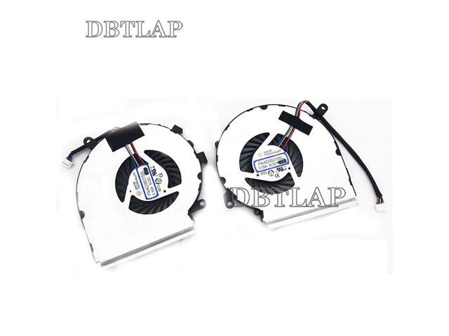 Laptop CPU GPU Fan Compatible for MSI GE62VR GL62M GP62MVR GL62VR MS-16JB MS-16J9 Laptop CPU Cooling Fan PAAD06015SL N366 N371 4PIN