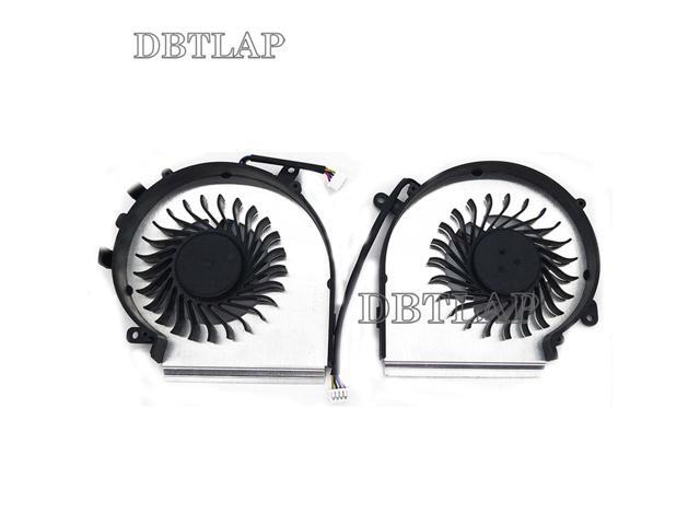 Laptop CPU GPU Fan Compatible for MSI GE62VR GL62M GP62MVR GL62VR MS-16JB MS-16J9 Laptop CPU Cooling Fan PAAD06015SL N366 N371 4PIN