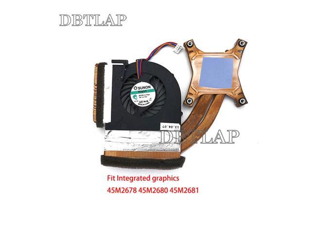 CPU Fan for Lenovo ThinkPad T410S T410Si Fan with heatsink 45M2678 45M2680 45M2681 Laptop Cooling Integrated Graphics