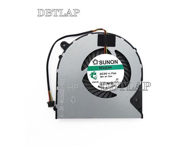 New CPU Fan for Clevo W350DW F57 m510D1 F57 F57-D1 F57-D5R D1 D1T D2 D3 D2R 6-31-N5502-102 CPU Cooling Fan DFS551205WQ0T FH22