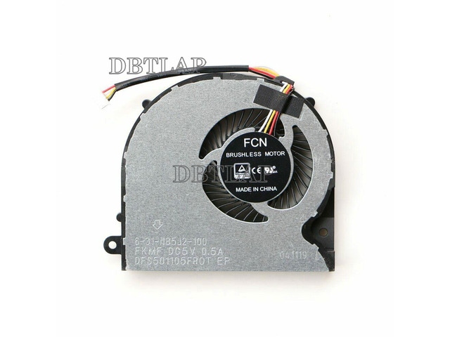 Laptop GPU Cooling Fan for Hasee T6-X5 Z7M-KP7SC Z7M-KP5SC DFS501105PR0T-FKMF 6-31-N85J2-100 4pin