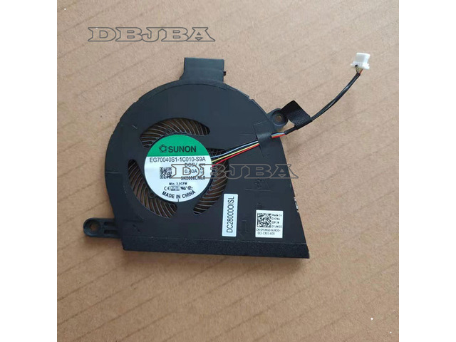 DBTLAP Laptop Cooler CPU Fan For Dell Latitude 9510 0YJMGD EG70040S1-1C010-S9A DC 5V 0.4A Min 3.0CFM Notebook Cooling