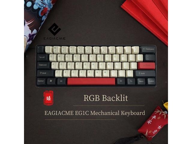 61 Keys Bluetooth Mechanical Gaming Keyboard With RGB Backlit PBT Keycaps Waterproof Wireless Dual Mode For Gamer Desktop