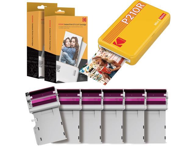 Kodak Mini 2 Retro Portable Instant Photo Printer,Wireless Connection, Compatible with iOS, Android & Bluetooth, Real Photo(2.1x3.4), 4Pass...