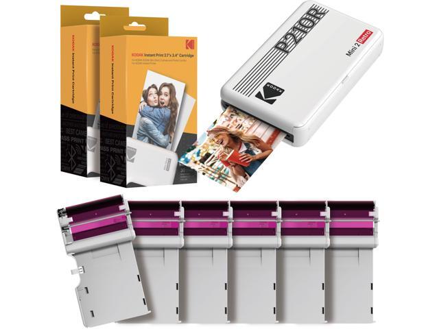Kodak Mini 2 Retro Portable Instant Photo Printer,Wireless Connection, Compatible with iOS, Android & Bluetooth, Real Photo(2.1x3.4), 4Pass...