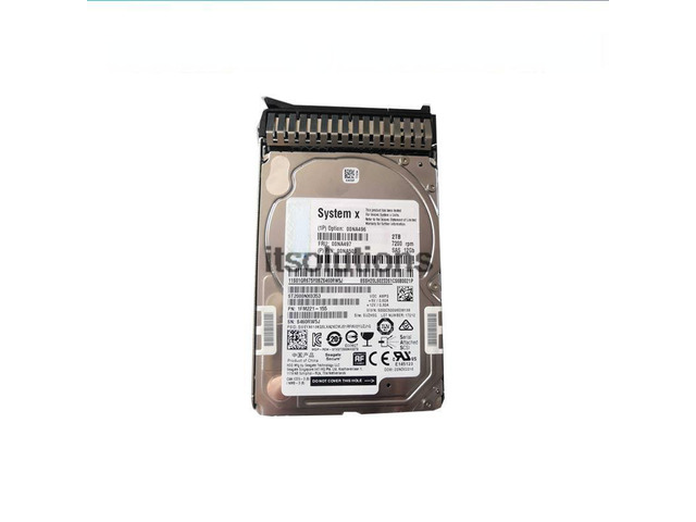 For IBM Lenovo 00NA496 00NA497 2T SAS 12GB 2.5 X3650M5 X3850X6 HDD