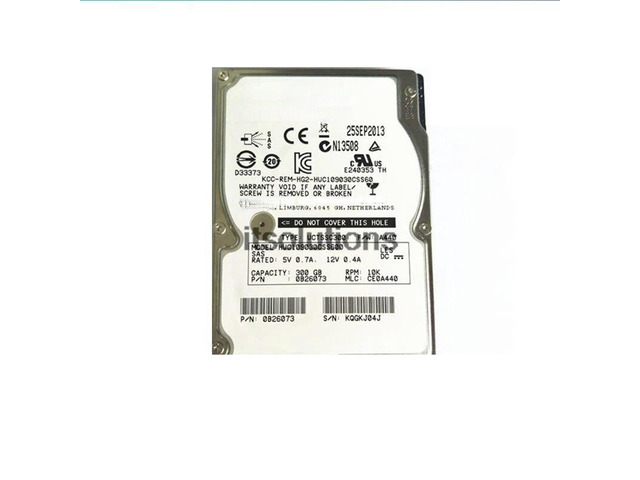For HGST / Hitachi HUC109030CSS600 0B26073 300G 10K 2.5 6Gbs SAS HDD