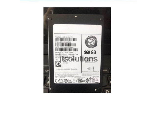 For DELL 960G SAS SSD PN:0R1ND2 MZ-ILT960A SSD R730 R740