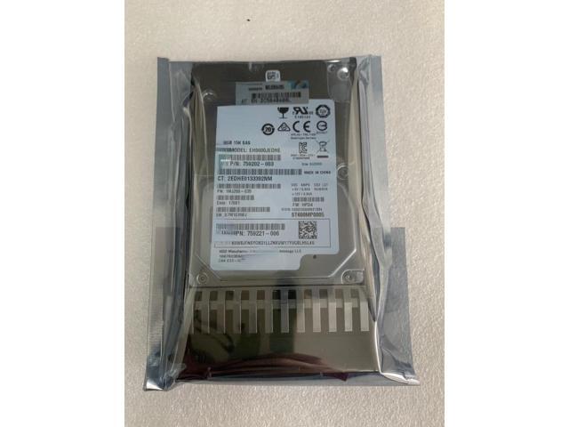 For HP J9F42A 787642-001 MSA 600GB 12G SAS 15K SFF 2.5