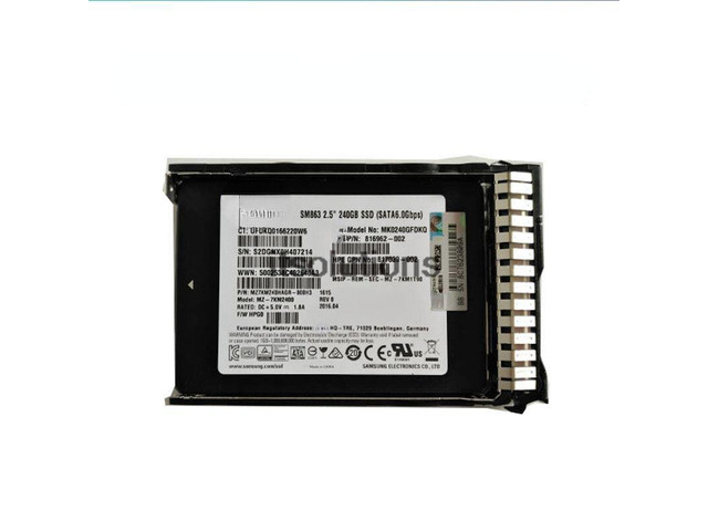For HP 816975-B21 817101-001 240GB SSD SATA 6G 2.5 G8 G9