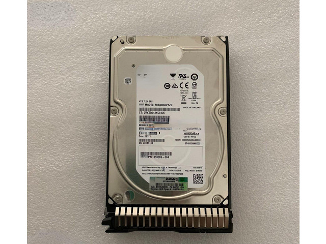 For HP 819079-001 818367-B21 HP 4TB 12G 7.2K 3.5 SAS hard drives