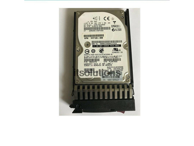 For HP service hard disk 146G 15K SAS 2.5 inch 512744-001 504334-001 512547-B21